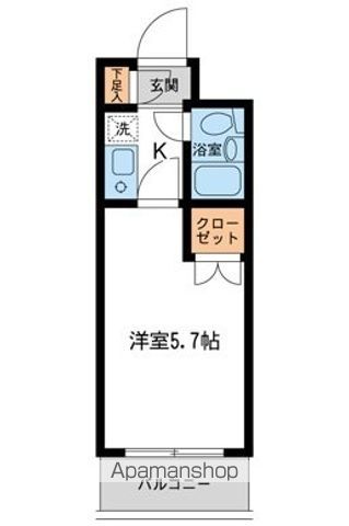 小田急江ノ島線 南林間駅 徒歩4分 4階建 築36年の間取り写真