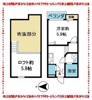 Creo堀田弐番館の間取り写真
