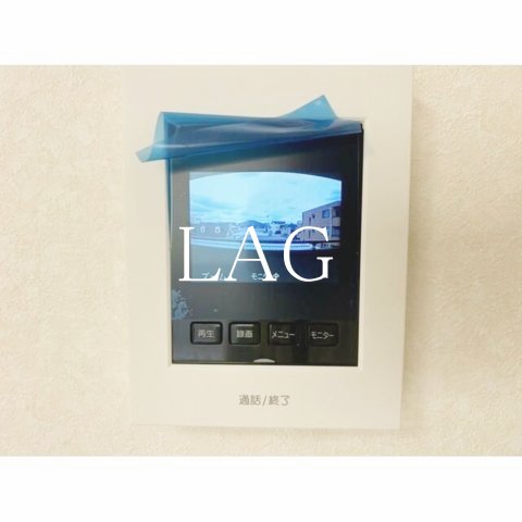 セキュリティ　モニター付きインターフォンです。