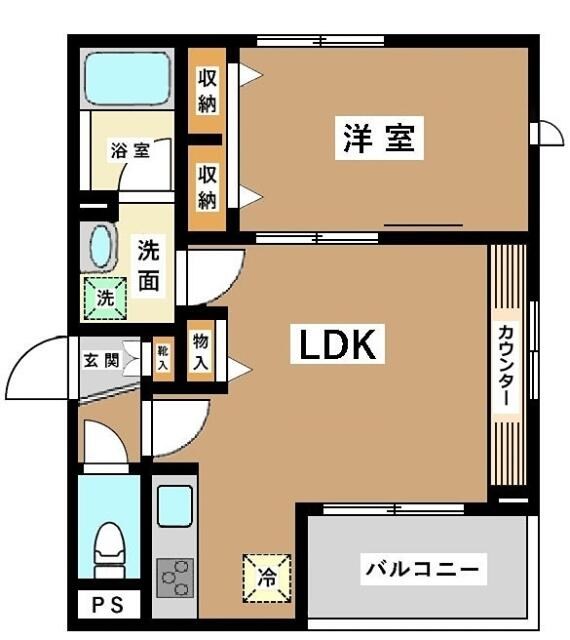 東急田園都市線 池尻大橋駅 徒歩9分 3階建 築6年の間取り写真