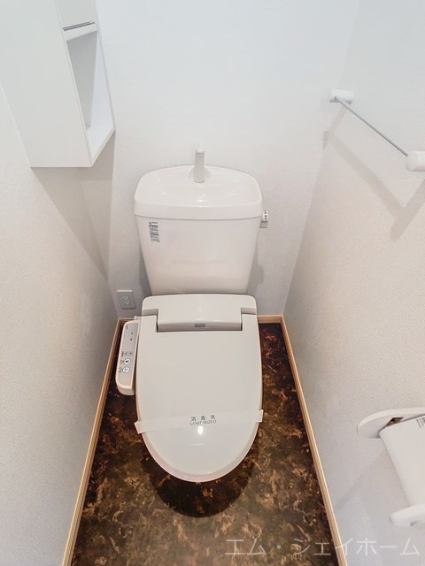 近江鉄道本線 桜川駅 徒歩11分 2階建 築17年のトイレ写真