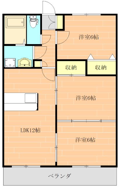 グリーンパレスNAKAMURAの間取り写真