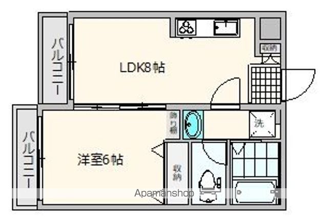 ＪＲ中央線 阿佐ケ谷駅 徒歩16分 3階建 築32年の間取り写真