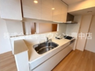 阪急宝塚線 豊中駅 徒歩9分 3階建 築10年のキッチン写真