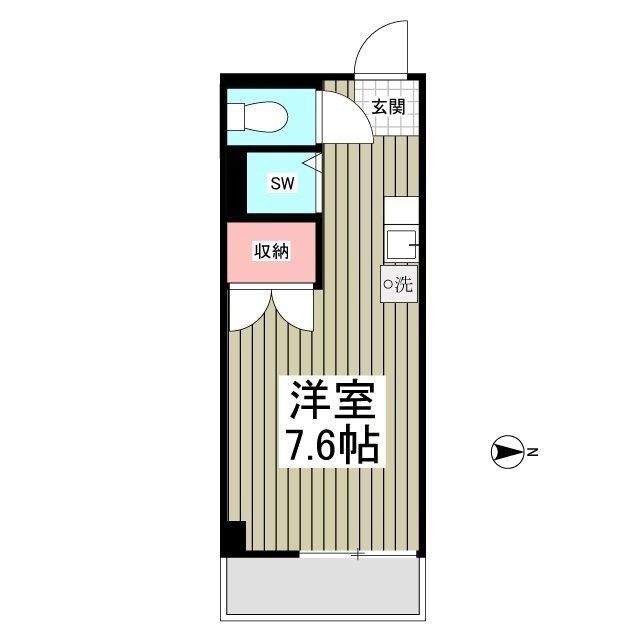 小手指シティハイツの間取り写真
