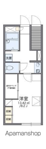 レオパレスエスタシオンの間取り写真