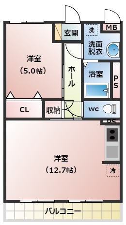 ＪＲ日豊本線 帖佐駅 徒歩18分 3階建 築7年の間取り写真