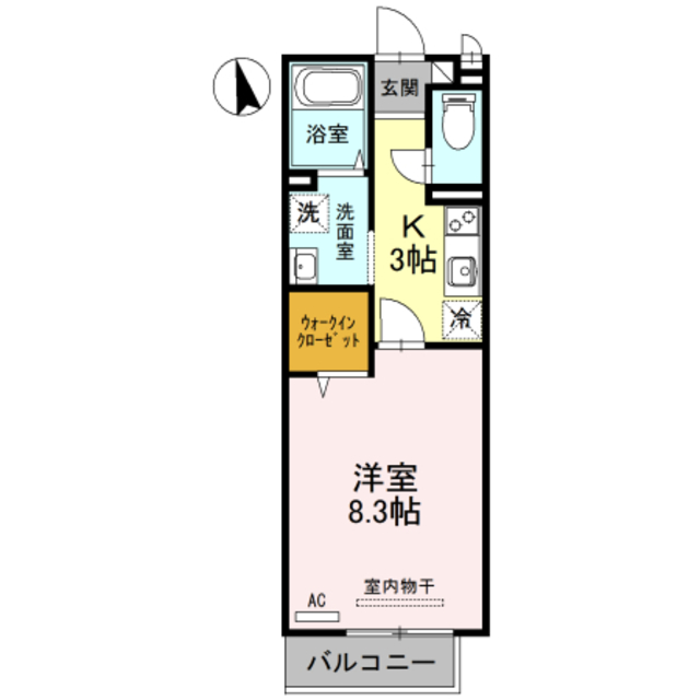 スタシオン東野・アクシス A棟の間取り写真