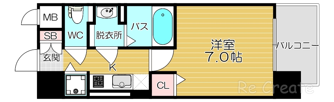 セイワパレス玉造駅前の間取り写真