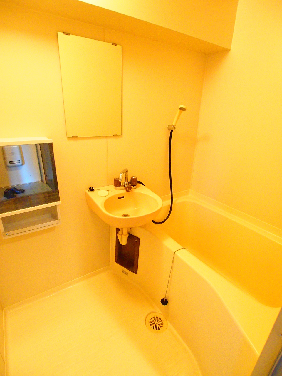 バス・シャワールーム　洗面台付