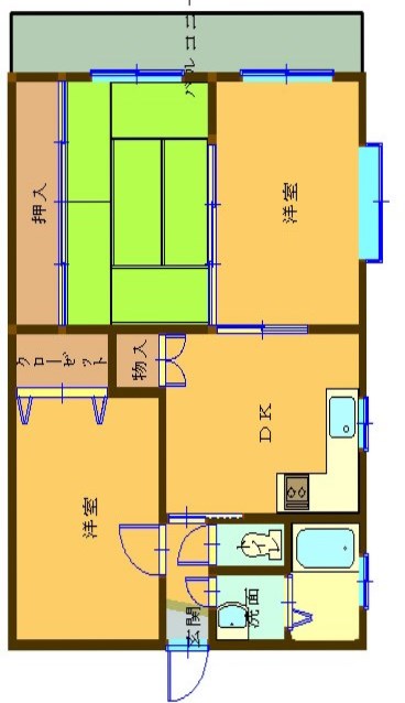 エレガンス久保の間取り