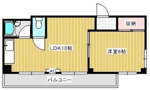 呉市西片山町のマンションの間取り