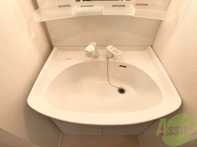 洗面設備　シャンプードレッサー。身支度はここでばっちり。