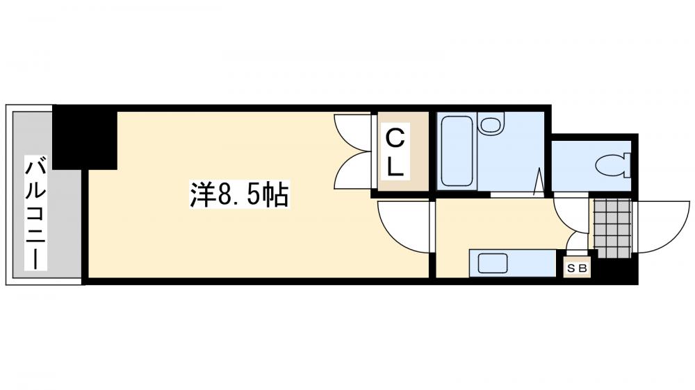 アリビオ折尾の間取り