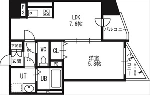 レジェンドコート琴似の間取り