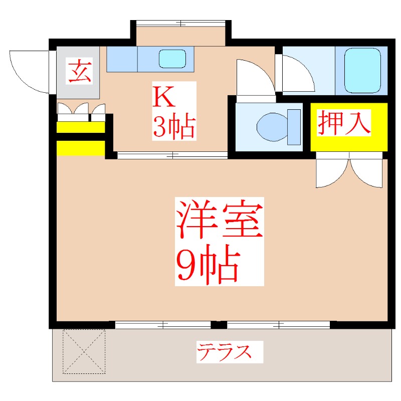 ノボリハイツの間取り