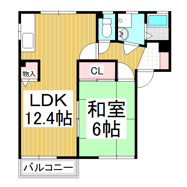 コーポサンフェスタの間取り