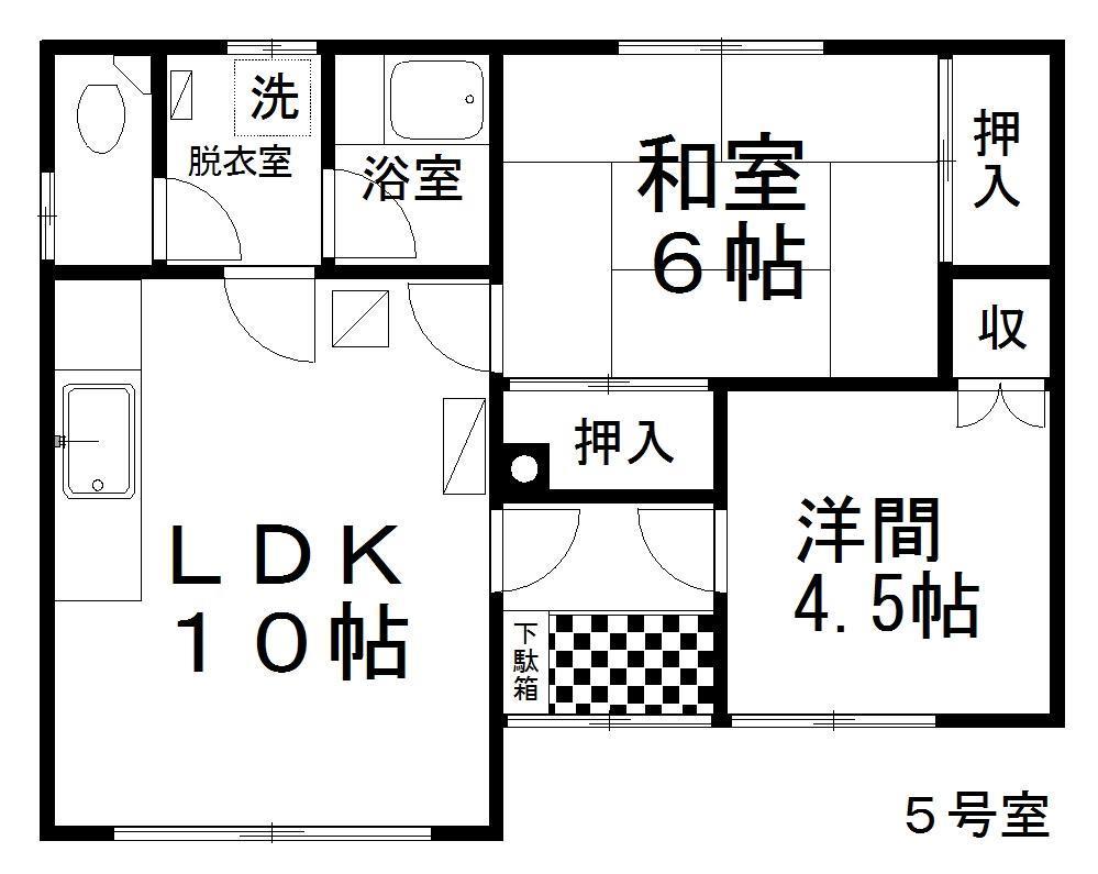 光ハイツの間取り