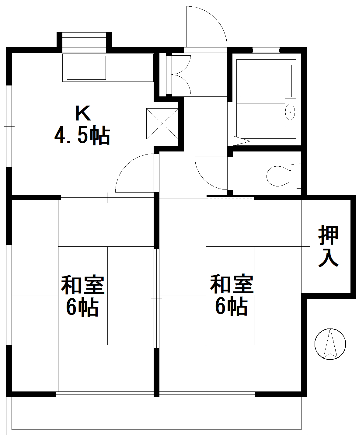 サンハイツの間取り