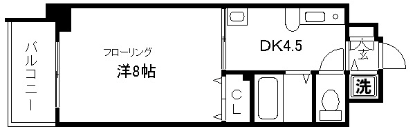 エステムコート御所南IIの間取り