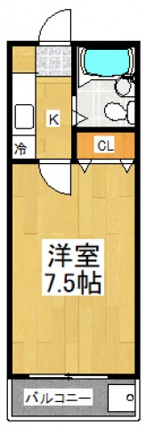 ヒルトップハイツの間取り