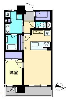 アルファゲートタワー福山駅前の間取り