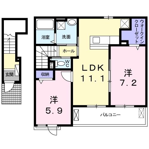 ファミール・Ｋ　参番館IIの間取り