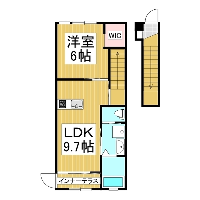 サンテラス（Ｓｕｎ　Ｔｅｒｒａｃｅ）の間取り