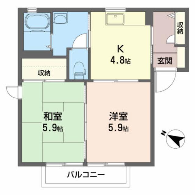 スカイリバーＡの間取り