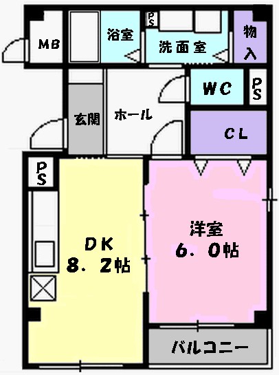 アヴニール加美の間取り