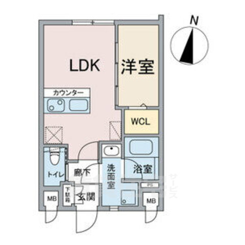 (仮称)運河通マンションの間取り