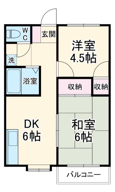 コーポ中村の間取り