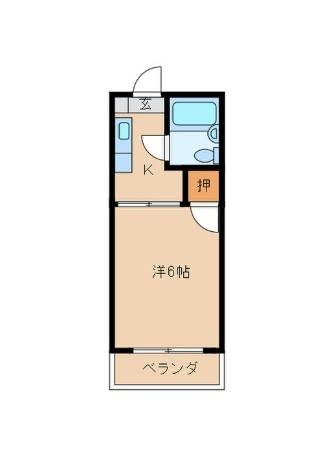 シティハイム住吉の間取り