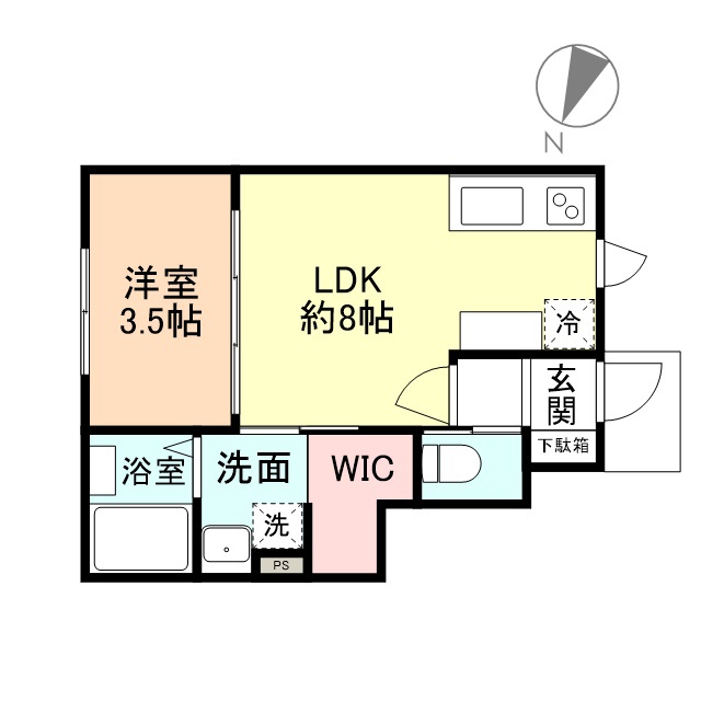 Ｄｉｅｃｉ　Ａ棟の間取り