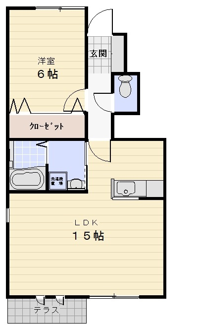 【ライフプラン長岡　A棟の間取り】