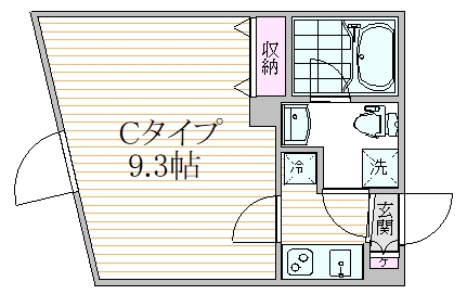 グランピア東中野駅前の間取り