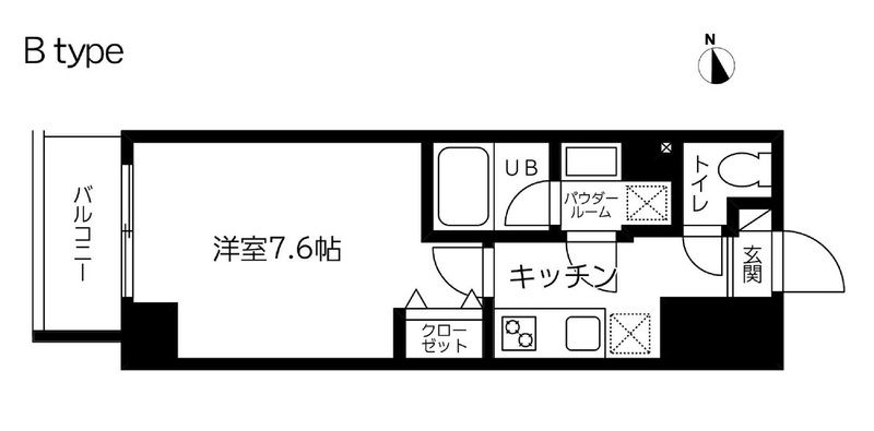 スカイコート蔵前IIの間取り