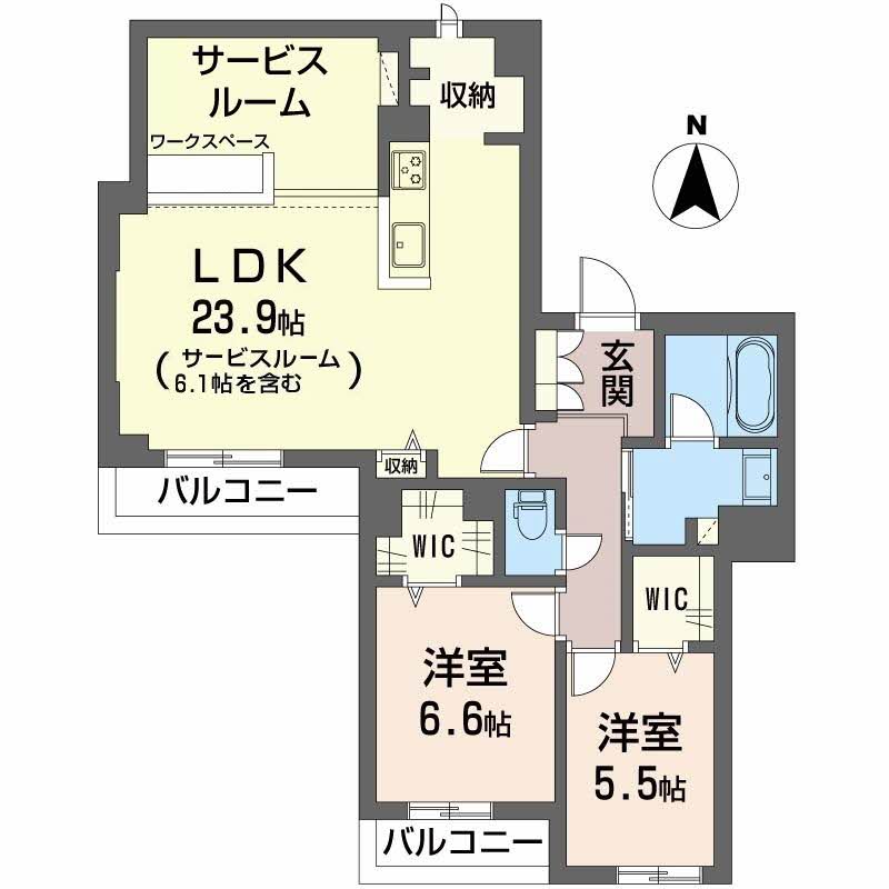 Ａ　東草深の間取り