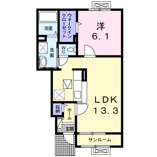 ヌーベルコートＫIIIの間取り