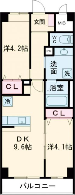 グランビュー黒崎南の間取り