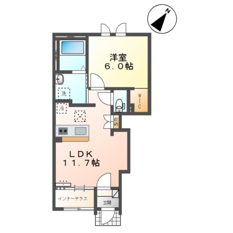 (仮称）長橋町新築アパートの間取り