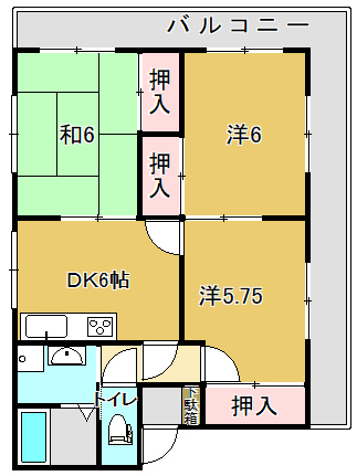 ハーバー山口の間取り