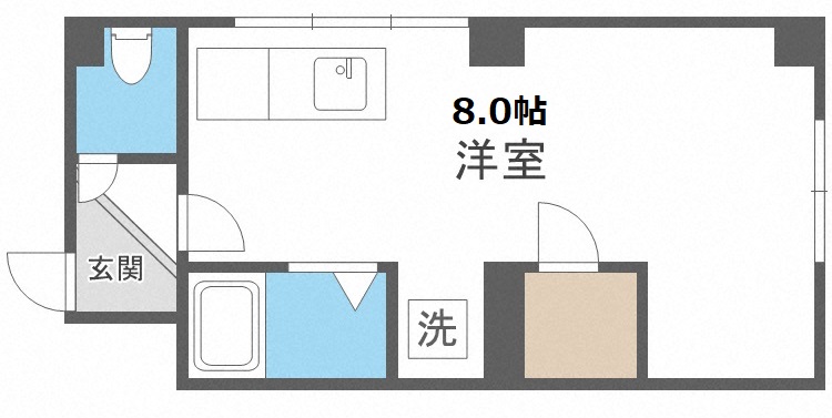 エーエムエスIの間取り