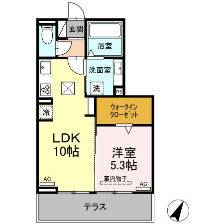 D-square牟呂町の間取り