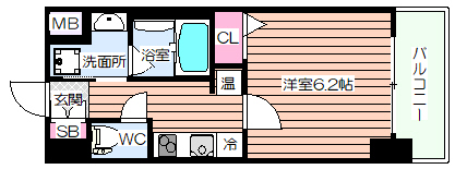 グレイスレジデンス大阪WESTの間取り