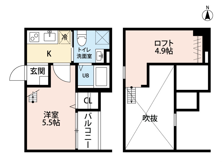 コンフォート鈍池の間取り