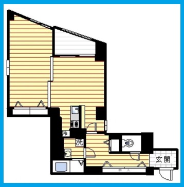 豊島区巣鴨のマンションの間取り