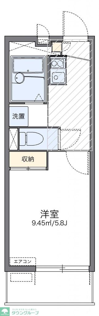 豊島区西巣鴨のマンションの間取り