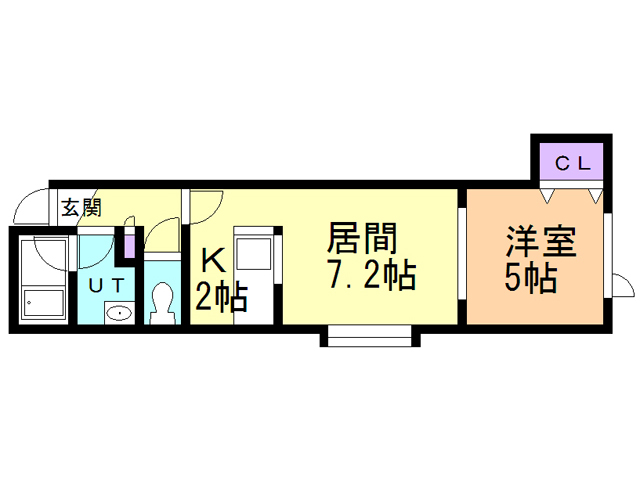 リリーヴハイツ・Ｅの間取り