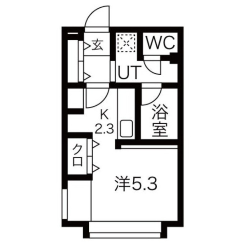 ピュア東彩館　ＶＩの間取り